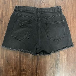 Wild Fable Black high rise jean shorts